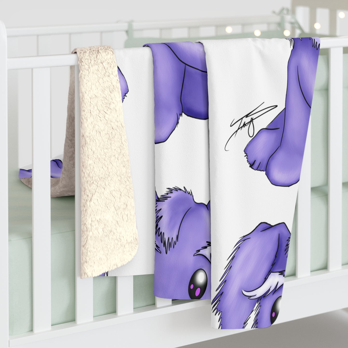 Louie Love' Sherpa Fleece Blanket