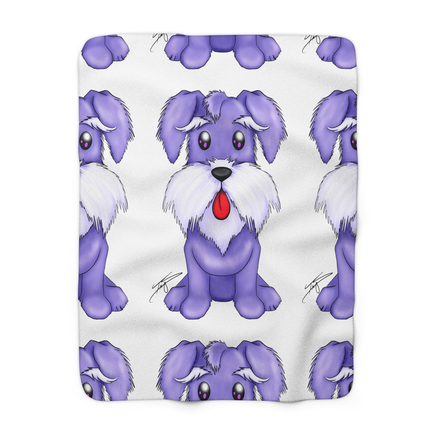 Louie Love' Sherpa Fleece Blanket