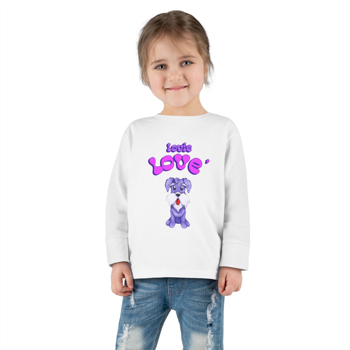 Louie Love' Toddler Long Sleeve Tee