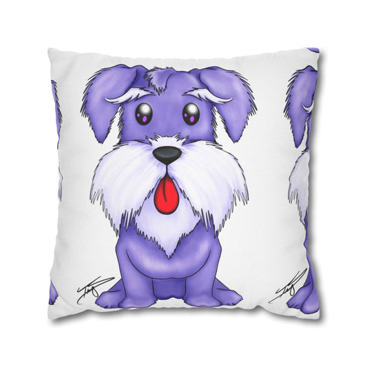 Louie Love' Spun Polyester Square Pillow Case